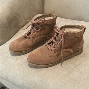 Brown Suede Ankle Boots